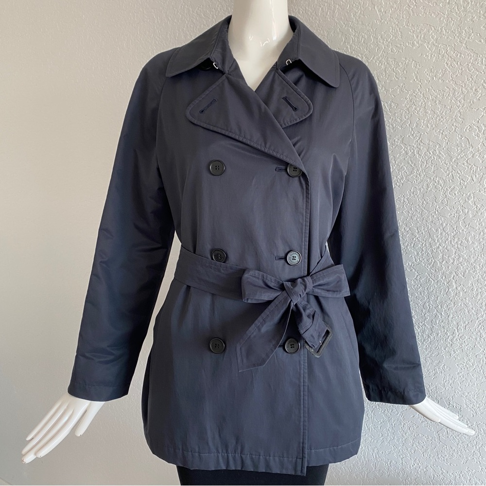 Burberry navy double breasted jacket - Picture 4 of 13